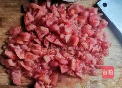 Illustration of how to make tomato and egg dumplings 4