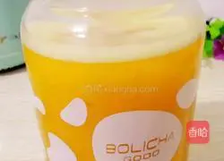 Illustration of how to make banana and pumpkin juice 10