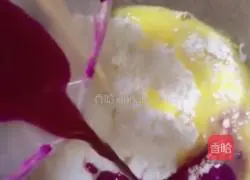 Dragon fruit fritters Illustration of how to do it 1