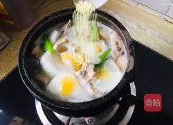 White radish and pig lung soup recipe 9