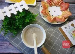 Illustration of how to make grain rice paste 8