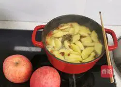 Illustration of how to make sugary apples 2