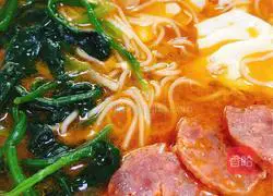 Illustration of how to make tomato and egg noodles 11