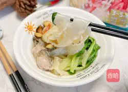 Seafood Sliced Noodles Illustration of how to do it 11