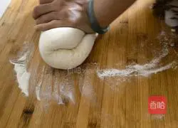 Illustration of how to make sesame sauce layer cake (risen dough) 7
