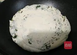 Illustration of how to make purslane flatbread buns (baked bun version) 9
