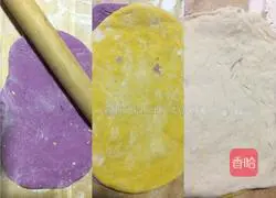 Illustration of how to make colorful cakes (steamed buns) 11