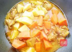 Illustration of how to make curry potato chicken nuggets 13