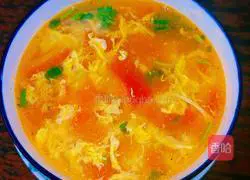 Tomato and egg drop soup recipe 17