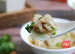 Illustration of how to make sea cucumber, shrimp and meat wontons 20