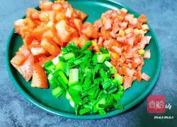 Illustration of how to make spinach juice pimple soup 3