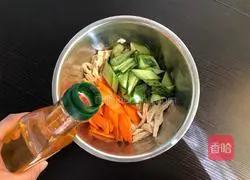 Illustration of how to make cold yuba 7