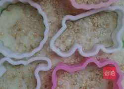 Illustration of making sesame biscuits 12