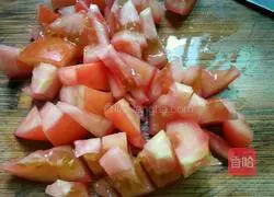 Illustration of how to make tomato and egg noodles 2