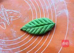 Green leaf bean paste buns recipe 12