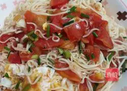 Illustration of how to make tomato and egg noodles 4