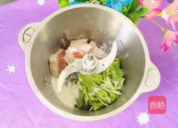 Illustration of how to make papaya tofu dumpling soup 2