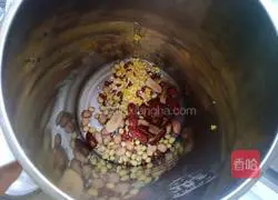 Illustration of how to make grain rice porridge for beauty and beauty 4