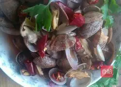 Illustration of how to make spicy stir-fried clams 9