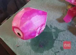 Illustration of how to make dragon fruit puree 1