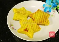 Illustration of how to make mango milk pancakes (star shape) 15