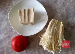 Tomato and tofu Mushroom soup recipe 1