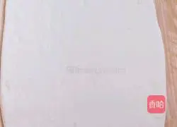 Illustration of making sweet bean flour rolls 4