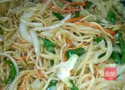 Illustration of how to make fried noodles 6