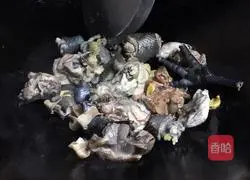 Illustration of how to make matsutake chicken soup 4