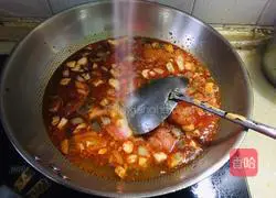 Illustration of how to make mutton braised noodles 8