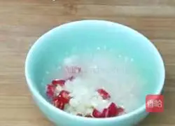 Illustration of how to make cold okra 3