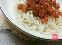 Illustration of how to make black pepper and tomato noodles 9