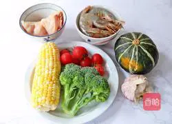 Illustration of how to cook chicken breast and roasted vegetables 1