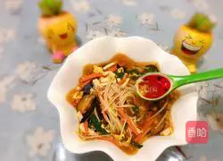 Illustration of delicious hot and sour soup 12