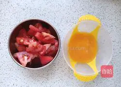 Illustration of how to make tomato and egg noodles 6