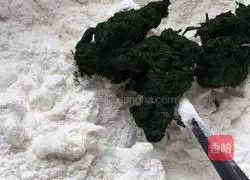 (Steamed vegetables) How to steam green dumplings Illustration 6