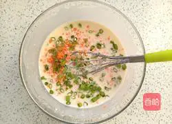 Illustration of how to make egg and milk breakfast cake 6