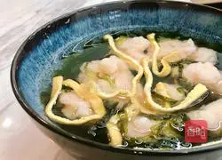 Illustration of how to make low-fat shrimp ball soup with fresh eyebrows 9