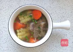 Carrot Corn Bone Soup Recipe Illustration 8