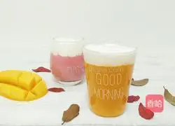 Mango Green Tea Milk Cap and Strawberry Milk Milk Cap Recipe Illustration 7