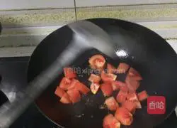 Illustration of how to make tomato noodles 3