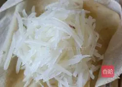 Illustration of how to make radish powder stuffed buns 11