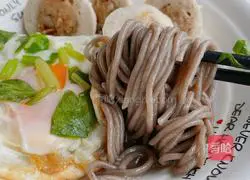 How to make meatball soba noodles Illustration 11