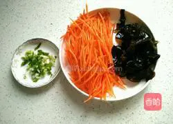 Illustration of how to cook carrots and fungus 2