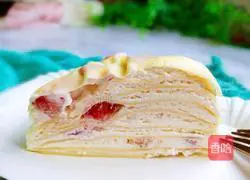 Strawberry Layer Cake Recipe Illustration 16