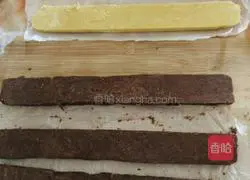 Illustration of two-color biscuits 2