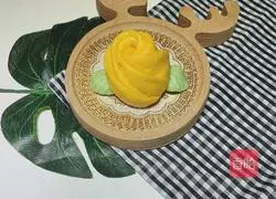 Illustration of how to make colorful rose steamed buns 16