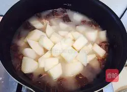 White radish and pork lung soup recipe 9