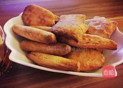 Illustration of making oatmeal biscuits handmade snacks 7