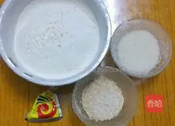 Illustration of how to make rose steamed buns 1